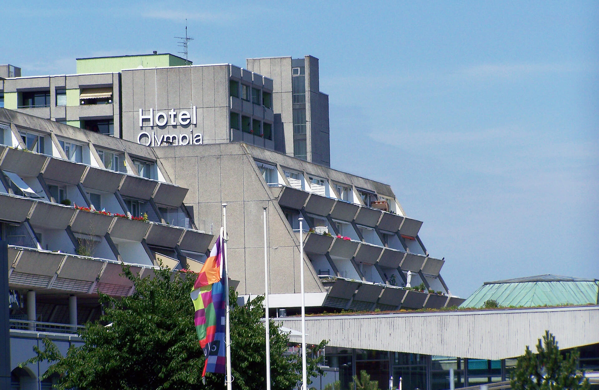 Aufnahme des Olympiazentrums Schilksee.