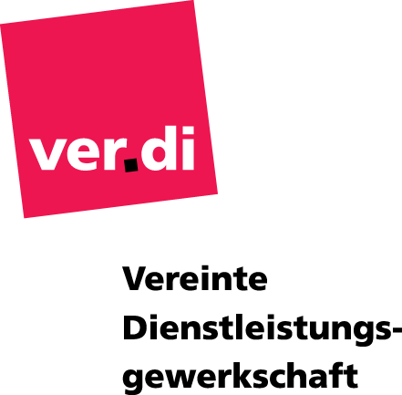 Logo der Vereinten Dienstleistungsgewerkschaft Ver.di